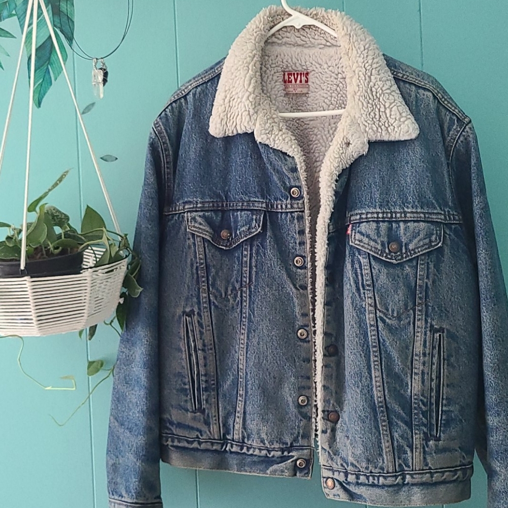 Vintage Levi Jean Jacket SherpaSan Francisco Label